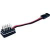 VUNIVERSUM Adattatore Premium Servo cavo distributore 5 splitter Lead 1 X JR Futaba Female su 5 X maschio pin 6 cm cavo adattatore per multicopter LED ESC Quad Copter Drone Hitec Robbe modellismo