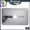 Stick-up Adesivo Colpo di pistola - computer portatile decalcomania - tutti i modelli di macbook
