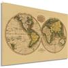 REPLOOD Mousepad Tappetino XXL 880x400x3mm Mappa del Mondo a Map of The World From the Beft AuthoritiesMouse Laptop Gaming