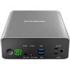 Krisdonia 130W / 80.000mAh Power Bank Generatore Portatile - 1x AC Presa Elettrica - 1x Type-C 100W - 2x USB QC3.0 - Batteria Esterna Caricatore per Smartphone/Tablet/Drone/MacBook/CPAP/Notebook