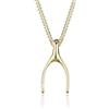 Elli PElli Collana con Pendente Radioestesia Portafortuna da Donna in Oro Giallo 9K, 45 cm