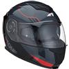 Astone Helmets - RT1200 Graphic UPLINE - Casque de moto modulable - Casque de moto polyvalent - Casque de moto homologué - Coque en polycarbonate red/grey S