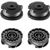 Viilich Bobina di filo per decespugliatore Bosch ART 23 SL/ART 26 SL, bobina di ricambio in nylon (F016800569+F016800385), bobina di filo di ricambio in nylon (diametro 1,65 mm, 4,9 m/16 FT)