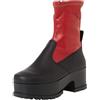 ART 1826 Manchester, Stivali alla Moda Donna, Rosso Nero, 37 EU