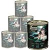 Dehner Wild Nature Auwald, cibo umido senza cereali, senza zucchero, per cani adulti, pollame e selvaggina, 6 barattoli da 800 g (4,8 kg)