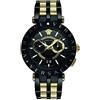 Versace Orologio Analogico Quarzo Uomo con Cinturino in Acciaio Inox VEBV00619
