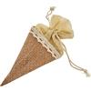 Mopec Cono-Bolsa, Juta, Marrone, 4 x 4 x 15 cm, 12 Pezzi