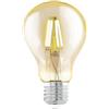 Eglo E27 LED, lampadina vintage ambra, illuminazione retrò, 4 Watt (equivalente a 32 Watt), 350 lumen, luce bianco caldo, 2200k, lampadina Edison A75, Ø 7,5 cm
