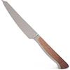 Güde Steakmesser verzahnt, Serie AC, Griff Walnußholz, Solingen-Coltello da Bistecca seghettato forgiato, 14 cm, Legno di Noce, CAMINADA, Fatto a Mano in Germania Unisex, Marrone