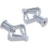 Keple Tassello da muro per cartongesso 50 pezzi, tasselli ad espansione universali da 10 mm x 50 mm, tassello per cavità espandibile, manicotto in plastica, raccordo di ancoraggio in nylon