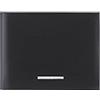Bric's Porsche Design Portafoglio Uomo Orizzontale in Pelle Classic Wallet 6 Protezione RFID con 6 Slot per Carte di Credito, Portamonete, Scomparto per Banconote, Dimensione 9 x 10,5 x 2 cm, Nero