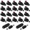 GTIWUNG 10 Paia di Connettori di Alimentazione DC da 5,5 mm x 2,1 mm (Stile a Pulsante)12V Spinotti Adattatori di Alimentazione DC Maschio e Femmina + DC Power 5,5 mm x 2,1 mm Accoppiatori Spina Jack