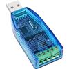YACSEJAO Convertitore da USB a RS485 RS232 da USB 2.0 a RS-485 RS-232 con chip CH340 per Windows 11 10 8 7 XP Mac OS