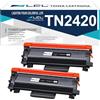 LCL Cartucce di Toner Compatibile TN2420 TN-2420 TN2410 TN-2410 3000 Pagine (2 Nero) Sostituzione per Brother HL L2350DW HL-L2310D HL-L2357DW HL-L2375DW HL-L2370DN HL-2370DW MFC-L2710DN MFC-L2710DW