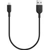 Anker Cavo di ricarica per iPhone Powerline II da 0,3 m, USB a Lightning, per iPhone 14/13 / 12/11 / X/XS/XR/SE / 8 Plus / 7/6 e altri (nero)