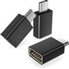 BASESAILOR Adattatore USB C a USB 3Pezzi,Connettore USBC Maschio a USB 3.0 Femmina,OTG Tipo C Thunderbolt 4 3 per MacBook Pro Air,iMac,iPhone 17 17e 16 16e 15,iPad,Microsoft Surface,Samsung Galaxy S26