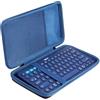 Khanka Custodia per Logitech Pebble Keys 2 K380s/Logitech K380,Tastiera Bluetooth Wireless Multi-Dispositivo, solo Custodia (Rivestimento blu)