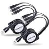 SDBAUX Multi Cavo di Ricarica[3A 1M 2-Pezzi], 3 in 1 Cavo per Cellulari Retrattile con iP Micro USB Tipo C Ricarica Rapida Cavo USB per iPhone, Samsung Galaxy, Huawei, Moto, Xiaomi, Sony, LG, PS4
