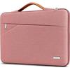 TECOOL 14 Pollici Custodia PC Portatile per 14'' HP Dell Acer ASUS Lenovo Thinkpad Ideapad Chromebook Notebook, MacBook Air 15 M2 M3 M4 2023-2025 Custodia Protettiva Laptop Borsa, Rosa