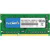 TECMIYO RAM 1RX8 PC3L 12800S 8GB DDR3 1600 RAM (1X8GB) 1.35V/1.5V PC3-12800s DDR3 1600MHZ SODIMM CL11 Non-ECC Unbuffered Laptop Ram - Memoria RAM per Apple MacBook Pro iMac Mini