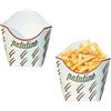 Porta Patatine Fritte 60 Pezzi, Tazze Usa E Getta Per Patatine Fritte In  Carta Kraft, Tazze Per Cibo Cotto, Scatole Per Popcorn, Adatte Per Feste