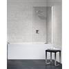 Novellini Sopravasca per Vasca Divina in Cristallo 6mm CM 80 Young 1V - Profilo: Bianco Opaco