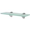 vidaXL Mensola Galleggiante in Vetro 30x10 cm Ripiano Muro Espositore Scaffale