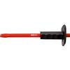 KS Tools 156.0536 Scalpello Piatto per Edilizia con Impugnatura di Protezione, 16X300 mm, Ottagonale