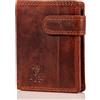 Matador Portafoglio da uomo in pelle Piccolo TÜV Testato RFID & NFC Protection Wallet Portafoglio sottile in pelle