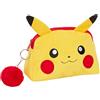 Pokémon Pokemon Trousse Pikachu in peluche, trousse per cosmetici, articoli da toeletta e matite, Giallo, Taglia unica, Trousse per trucchi