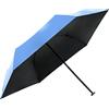 Knirps ombrello US.050 Ultra Light Slim Manual Blue With Black Coating celeste