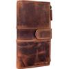 STILORD 'Alyssa' Portafoglio Mobile Pelle Donna Borsellino Portamonete Grande RFID per Apple iPhone Pro 13 6.1' in Scatola Regalo Cuoio Genuino, Colore:kara - cognac