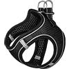 AITODOS TA AiTodos® Pettorina Cane, Pettorina Gatto, M-Taglia, Nero, Pettorina per Cani di Piccola Taglia, per Passeggiate con Cani all'Aperto, Addestramento - Pettorina cane Taglia Piccola
