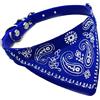 WOO LANDO Collare per gatti con Panno Bandana, 6 Varianti di Colore, Taglia S - 26 cm di Circonferenza (BLU)