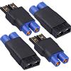 Xingkang 2 Paia di Spine adattatrici per batterie RC per Traxxas TRX a Spine Maschio Femmina EC3 Adatte per Slash/Rustler/Stampede/Bandit/E Revo ...
