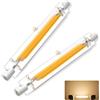 Hsientpe R7S LED 118mm 20W Dimmerabile, Lampadina R7S LED 118mm, Bianco Naturale 4500K 2000LM, Equivalente a 200W Lampada Alogena, Nessuno Sfarfallio, Illuminazione Fascio 360°, AC 220-240V, 2 pezzi