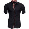 Kayhan Uomo Camicia Corte, Royal White/Bordeaux S