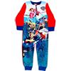 Paw Patrol Tutina per Ragazzi o Ragazze, Pigiama in Pile Tutto in Uno per Bambini, Rosso/Blu, età 2-3 Anni