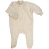 Cosilana, Tutina con piedi chiusi, 100% lana biologica, Naturale, 6-9 Months (EU 74)