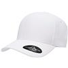 Flexfit Berretto da Baseball da Uomo 210 Flatbill Premium Aderente, Bianco, S/M