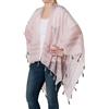 styleBREAKER Poncho Estivo Leggero con Motivo Etnico, Nappe, Spiaggia, Stile Boho, da Donna 08010022, Colore:Rosa