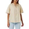 United Colors of Benetton Blusa 5CQYDQ04O Camicia, Beige 39A, L Donna