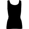 Cosilana, Camicia da donna in merino merino, 70% lana (KBA), 30% seta, Nero , 54