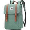 HASAGEI Zaino, Versatile Zainetto - Daypack Unisex Zaino da 15,6 Pollici Business Laptop Zaino, Zaino Scuola, Borse Viaggio Uomo e da Donna, Zaini Antifurto, Zaini Casual Alla Moda Alla Moda (Verde)