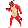 Oneshlee Costume Carnevale Donna Uomo, Vestito Carnevale Donna Uomo,  Pigiama Animali Invernale,Costumi Halloween Adulti, Vestiti Dinosauro Drago  Ippopotamo Bue per Festa Cosplay (L) : : Moda