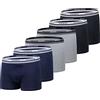 NOTTINGHAM Boxer Uomo Cotone Elasticizzato Pacco da 6pz, Art. BX80 Assortito L