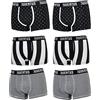 JUVENTUS Boxer Uomo Originale Uomo Cotone Intimo Uomo Sexy Pacco da 6 o 3 Boxer Uomo (Assortito 6 Pezzi, s)