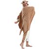 NAVARCH NaVarh Animali Pigiama Cosplay Uomo Donna Adulti Costume Tuta Onesie Halloween Carnevale - Scoiattolo Volante, L