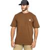 Carhartt Big & Tall Workwear Pocket Short-Sleeve T-Shirt, Marrone (Oiled Walnut Heather), 5XL Uomo