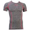 RIDAY Uomo, LHM0001, Intimo Tecnico Manica Corta 3D, extralight (Melange Rosso, I 44/46 S/M IT Uomo)